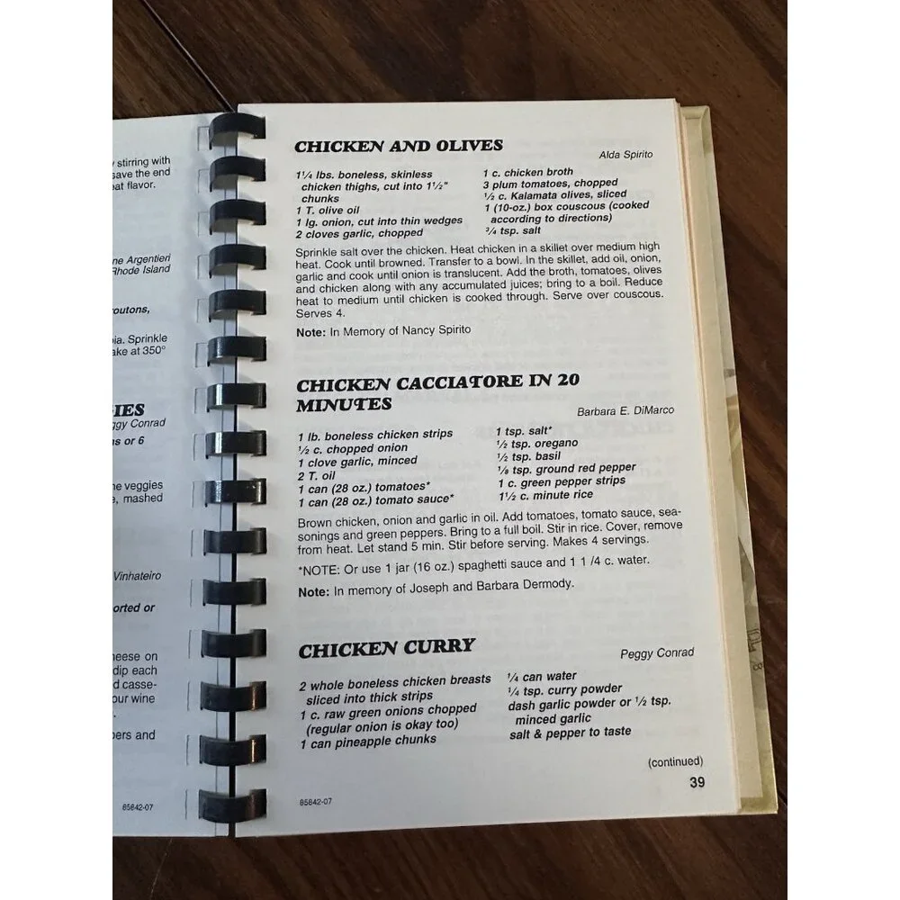 Recipes To Remember‎  Alzheimer’s Association Rhode Island Chapter 2007
